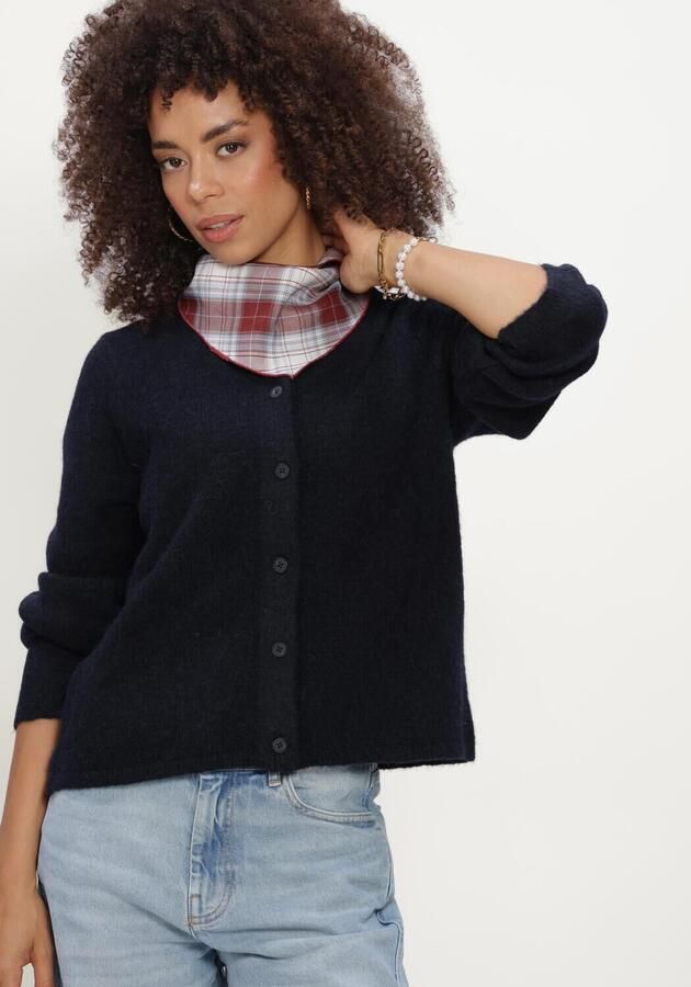 SELECTED WOMEN Dames Truien & Vesten Slflulu New Ls Knit Cardigan Donkerblauw - Foto 4