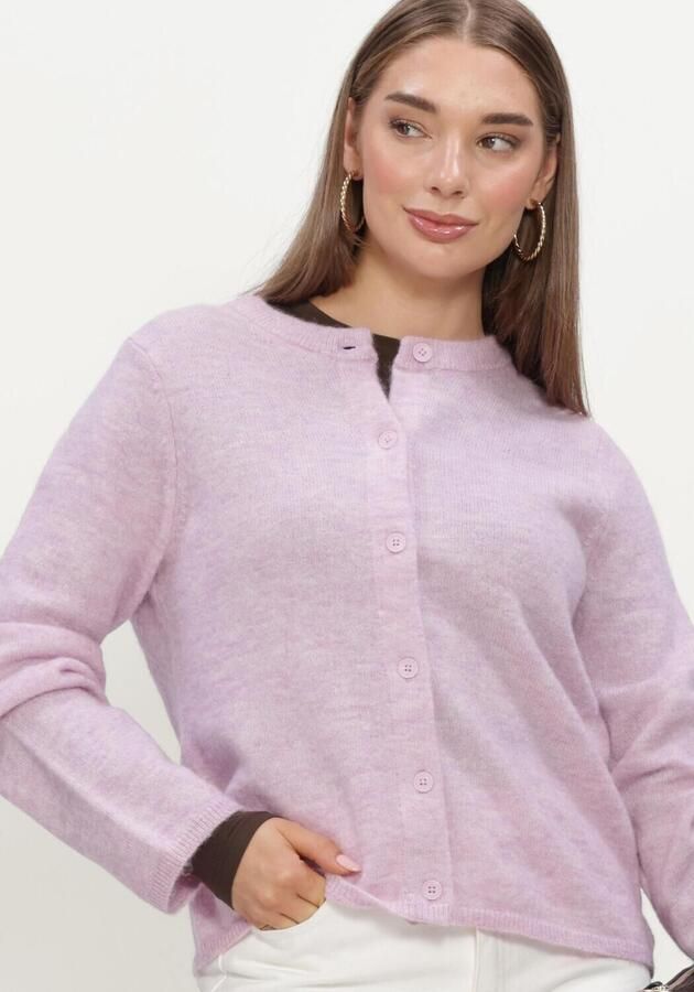 SELECTED WOMEN Dames Truien & Vesten Slflulu New Ls Knit Cardigan Lila - Foto 4