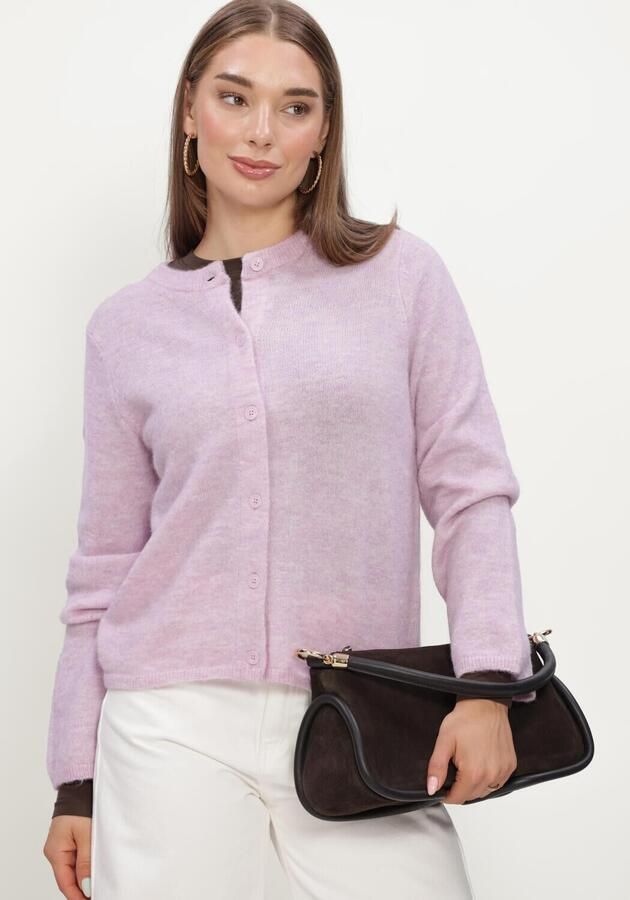 SELECTED WOMEN Dames Truien & Vesten Slflulu New Ls Knit Cardigan Lila