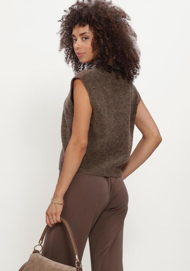 Selected Regular fit bodywarmer van wolmix met alpaca-aandeel model 'LULU' - Foto 2