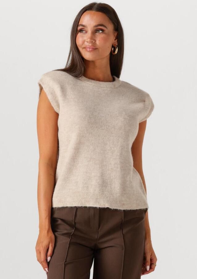 SELECTED WOMEN Dames Truien & Vesten Slflulu Sl Knit Vest Ecru - Foto 4