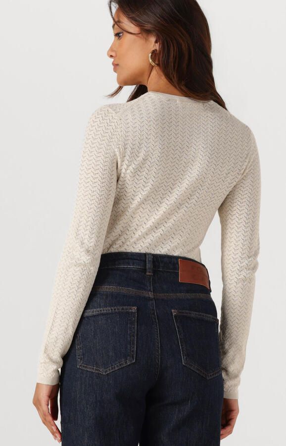 SELECTED WOMEN Dames Truien & Vesten Slfnaja Tight Ls Knit O-neck Creme - Foto 3