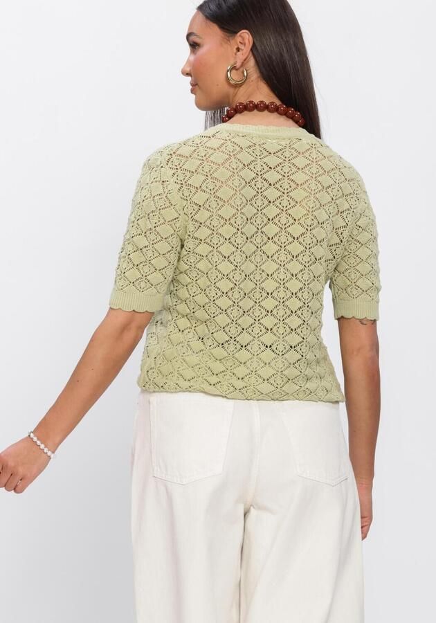 SELECTED WOMEN Dames Truien & Vesten Slfsofia 2 4 Knit Cardigan Groen - Foto 3