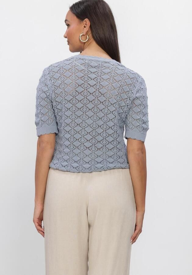SELECTED WOMEN Dames Truien & Vesten Slfsofia 2 4 Knit Cardigan Lichtblauw - Foto 3