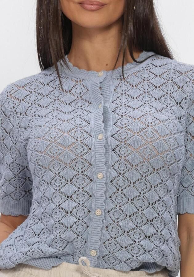 SELECTED WOMEN Dames Truien & Vesten Slfsofia 2 4 Knit Cardigan Lichtblauw - Foto 4