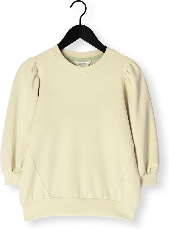 SELECTED WOMEN Dames Truien & Vesten Slftenny 3 4 Sweat Top Lime - Foto 2