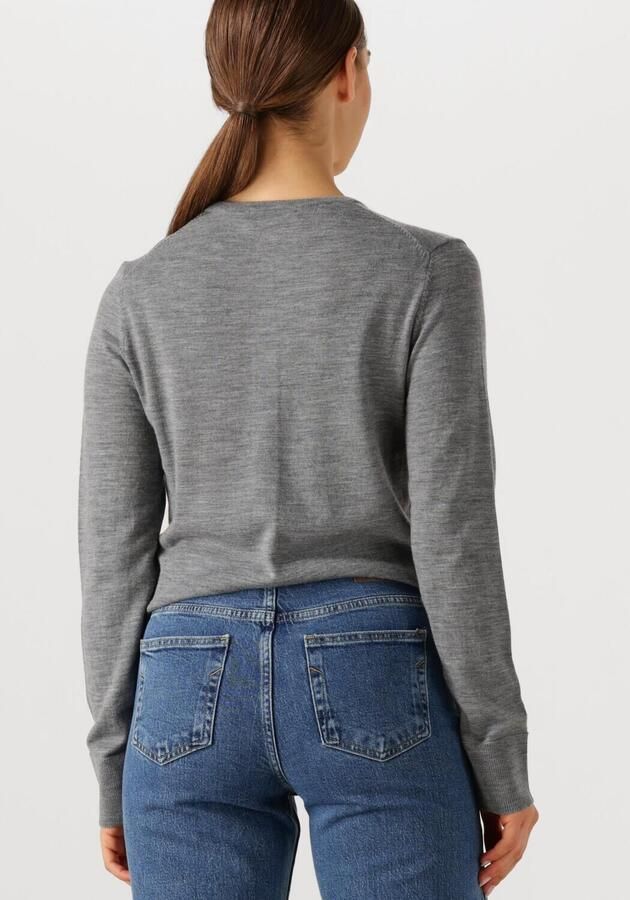 SELECTED WOMEN Dames Truien & Vesten Slfthea Ls Knit Merino Cardigan Grijs - Foto 2