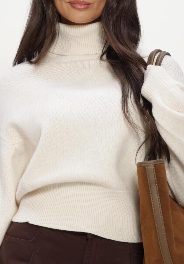 SELECTED WOMEN Dames Truien & Vesten Slwellie Ls Knit Roll Neck Creme - Foto 3