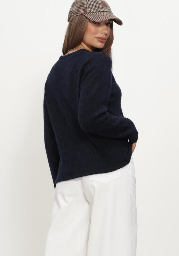 SELECTED WOMEN Dames Truien & Vesten Slwlulu New Ls Knit O-neck Donkerblauw - Foto 3