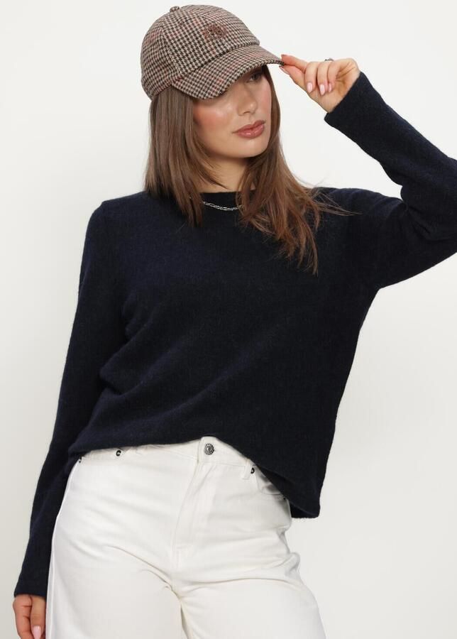 SELECTED WOMEN Dames Truien & Vesten Slwlulu New Ls Knit O-neck Donkerblauw - Foto 2