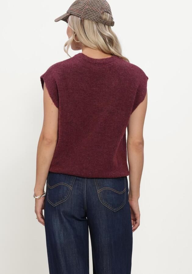 SELECTED WOMEN Dames Truien & Vesten Slwlulu Sl Knit Vest Bordeaux - Foto 2