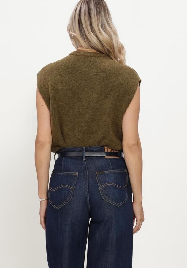 SELECTED WOMEN Dames Truien & Vesten Slwlulu Sl Knit Vest Olijf - Foto 2