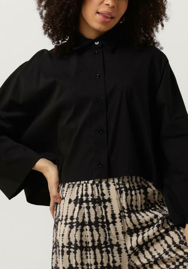 SEMICOUTURE Dames Blouses S4sk03 Shirt Zwart - Foto 3