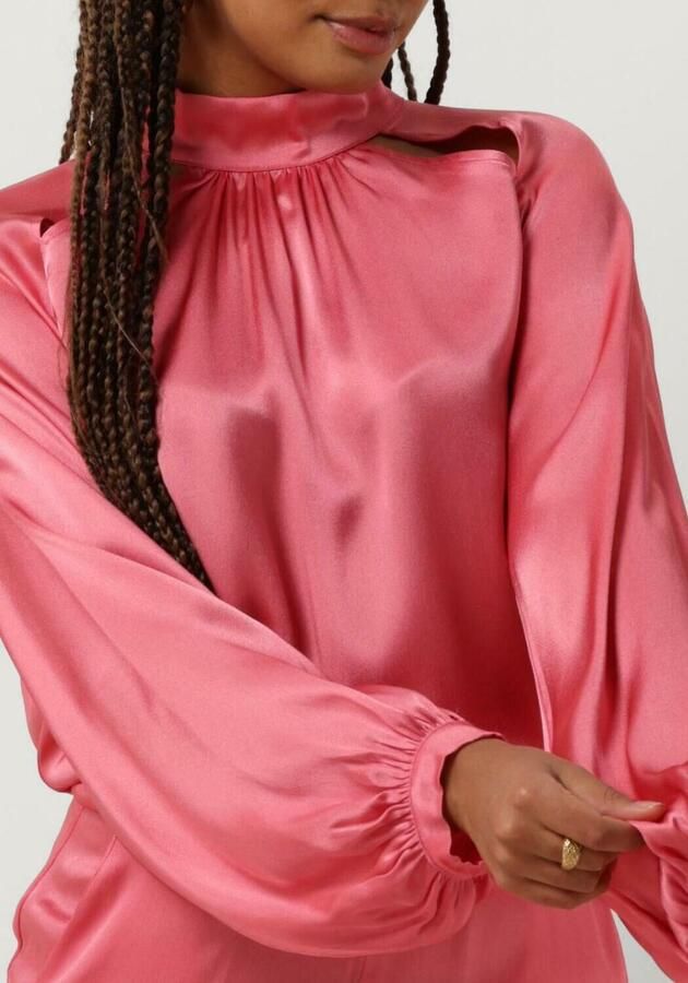 SEMICOUTURE Dames Blouses Yazmine Blouse Roze - Foto 3