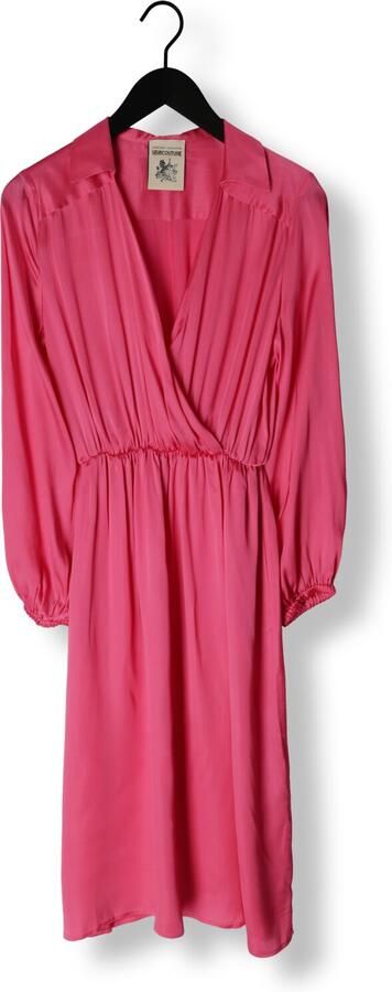 Semicouture Fuchsia Midi Jurk Becka Pink Dames - Foto 3