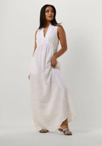Semicouture Witte Maxi Jurk Miracle