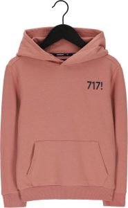 SEVENONESEVEN hoodie met tekst roze