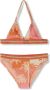 Shiwi triangel bikini Luna oranje roze geel Meisjes Polyamide All over print 170 176 - Thumbnail 1