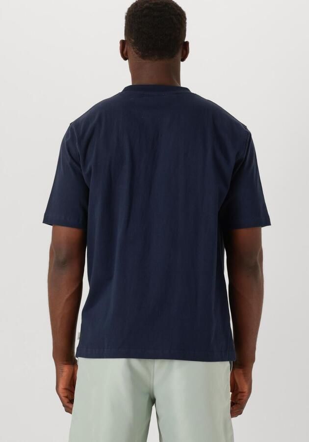 SHIWI Heren Polo's & T-shirts Men Finn Relaxed T-shirt Coral Coast Donkerblauw - Foto 3