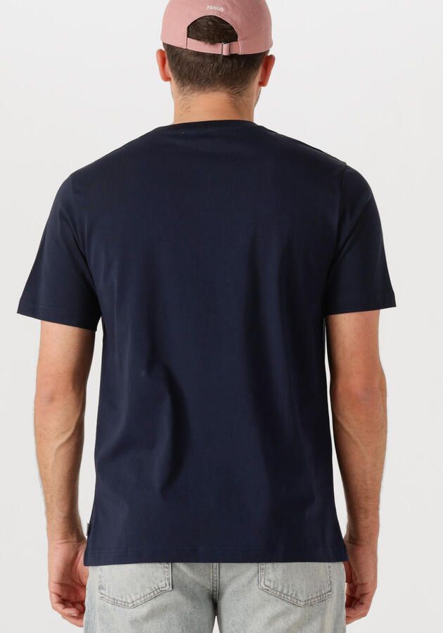 SHIWI Heren Polo's & T-shirts Men Liam Regular T-shirt Blue Tides Donkerblauw