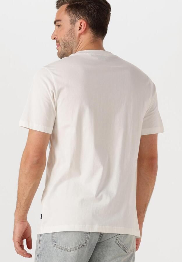 SHIWI Heren Polo's & T-shirts Men Liam Regular T-shirt Blue Tides Wit - Foto 3