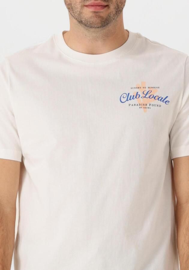 SHIWI Heren Polo's & T-shirts Men Liam Regular T-shirt Paradise Wit - Foto 3