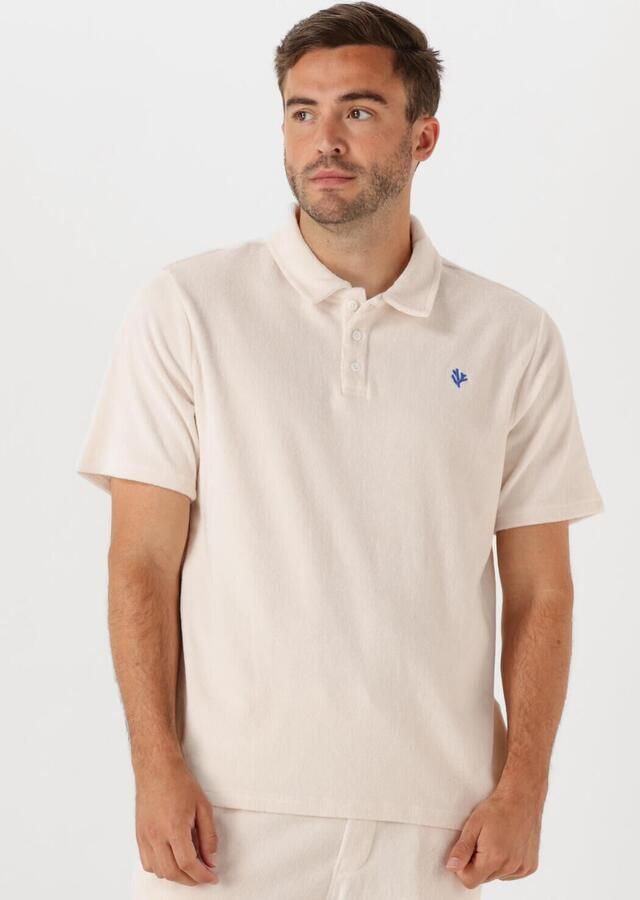 SHIWI Heren Polo's & T-shirts Men Nico Toweling Polo Solid Ecru - Foto 4