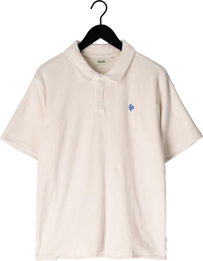 SHIWI Heren Polo's & T-shirts Men Nico Toweling Polo Solid Ecru