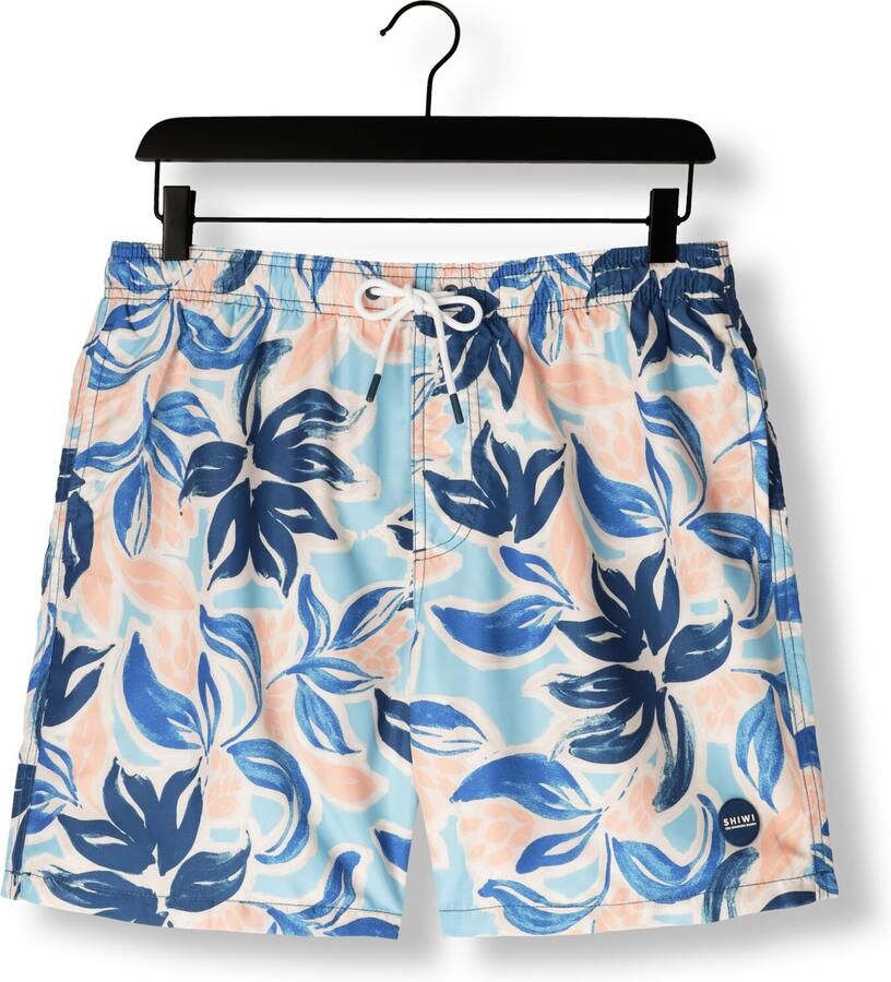 SHIWI Heren Zwembroeken Men Mike Swim Shorts 7 Inch Floral Leafs Multi