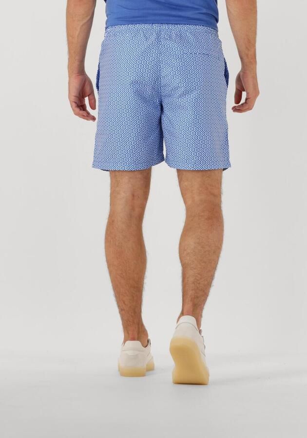 SHIWI Heren Zwembroeken Men Mike Swim Shorts 7 Inch Geo Tile Blauw - Foto 2