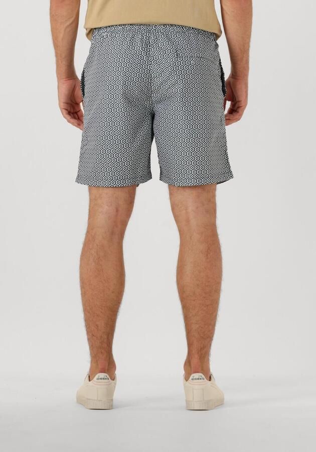 SHIWI Heren Zwembroeken Men Mike Swim Shorts 7 Inch Geo Tile Groen - Foto 2