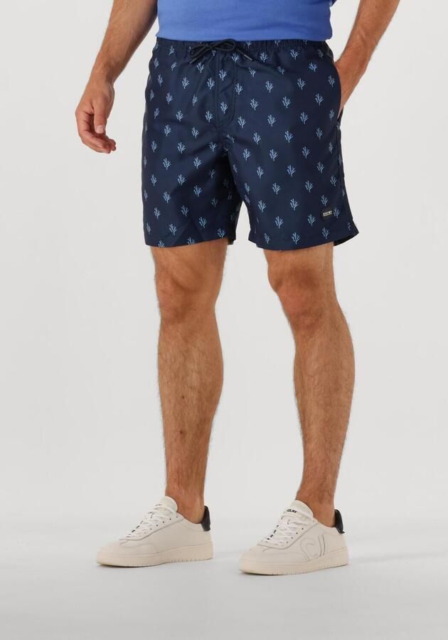 SHIWI Heren Zwembroeken Men Mike Swim Shorts 7 Inch Sketched Coral Donkerblauw - Foto 4
