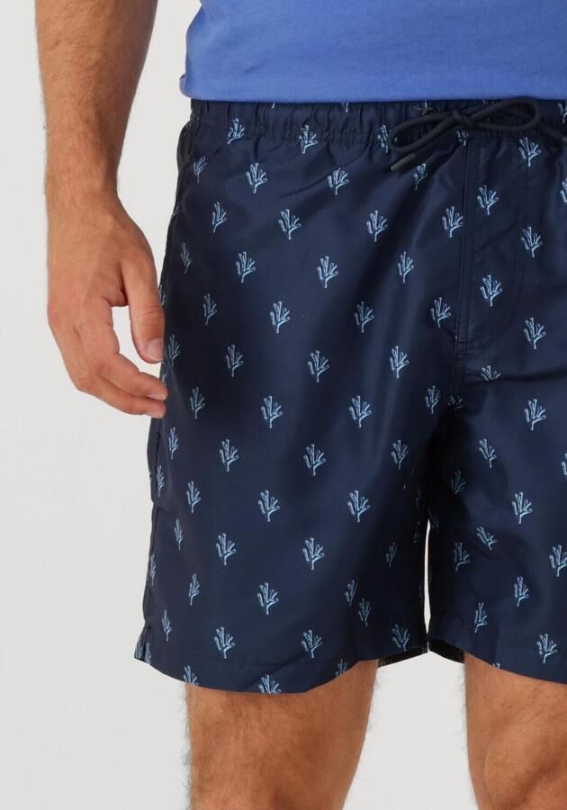SHIWI Heren Zwembroeken Men Mike Swim Shorts 7 Inch Sketched Coral Donkerblauw - Foto 3
