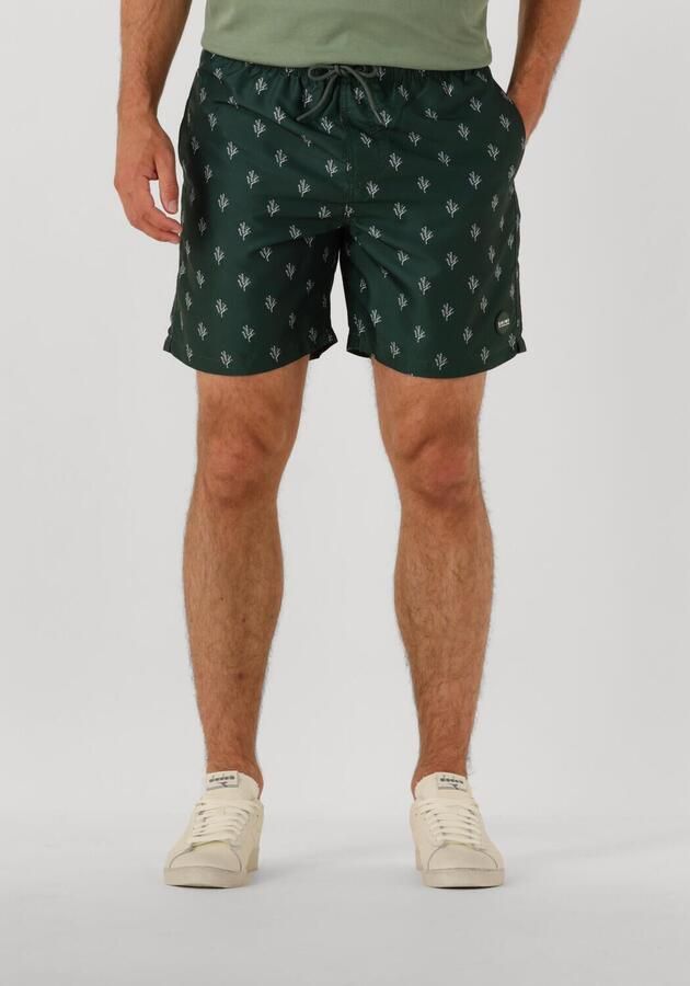 SHIWI Heren Zwembroeken Men Mike Swim Shorts 7 Inch Sketched Coral Groen - Foto 4
