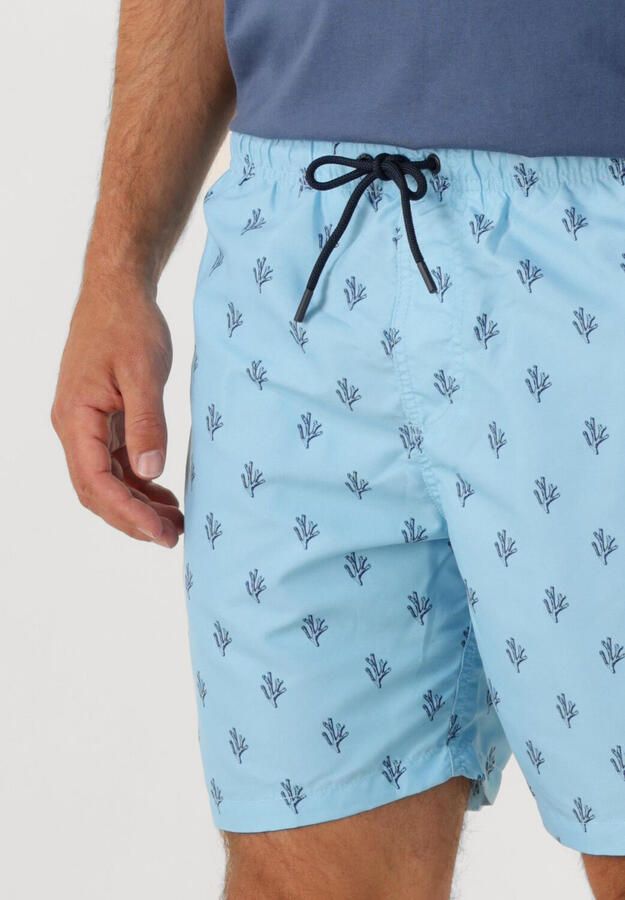 SHIWI Heren Zwembroeken Men Mike Swim Shorts 7 Inch Sketched Coral Lichtblauw - Foto 3