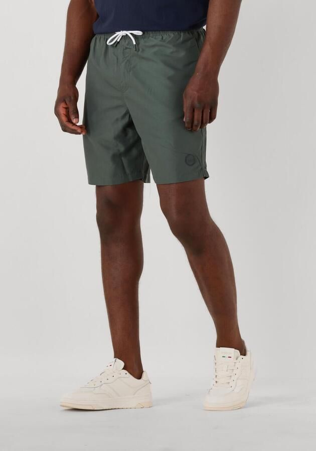 SHIWI Heren Zwembroeken Men Mike Swim Shorts 7 Inch Solid Donkergroen