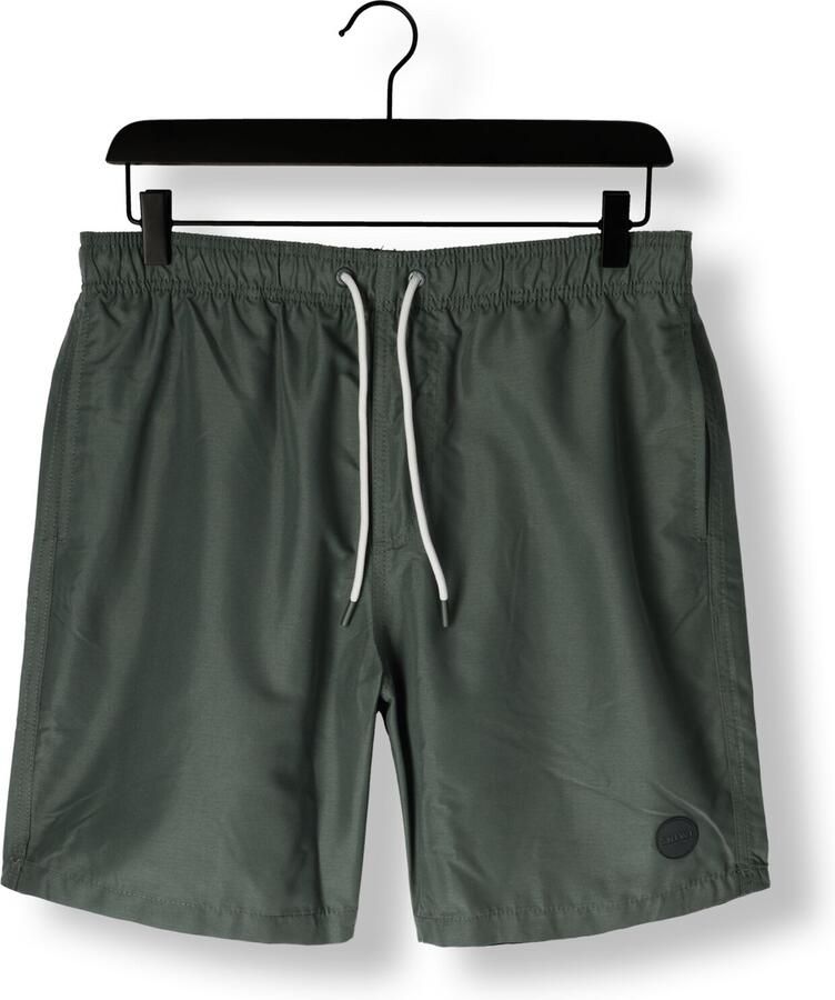 SHIWI Heren Zwembroeken Men Mike Swim Shorts 7 Inch Solid Donkergroen - Foto 2