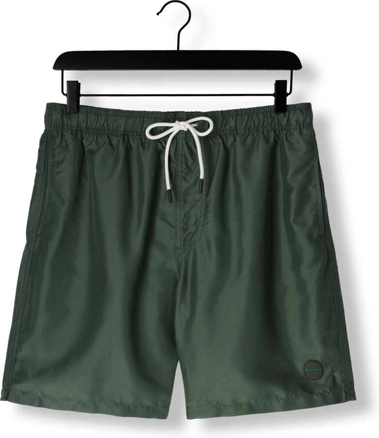 SHIWI Heren Zwembroeken Men Mike Swim Shorts 7 Inch Solid Groen