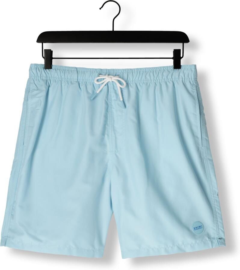 SHIWI Heren Zwembroeken Men Mike Swim Shorts 7 Inch Solid Lichtblauw