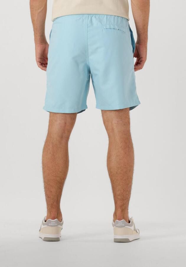 SHIWI Heren Zwembroeken Men Mike Swim Shorts 7 Inch Solid Lichtblauw - Foto 2