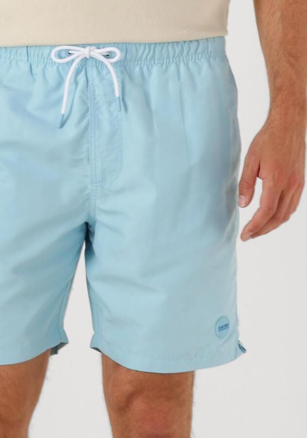 SHIWI Heren Zwembroeken Men Mike Swim Shorts 7 Inch Solid Lichtblauw - Foto 3