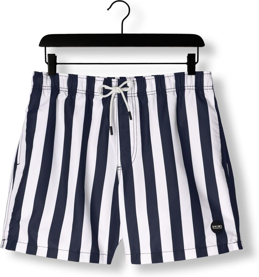 SHIWI Heren Zwembroeken Men Swimshort Broad Stripe Blauw