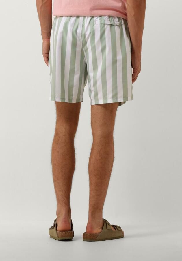 SHIWI Heren Zwembroeken Men Swimshort Broad Stripe Groen - Foto 3