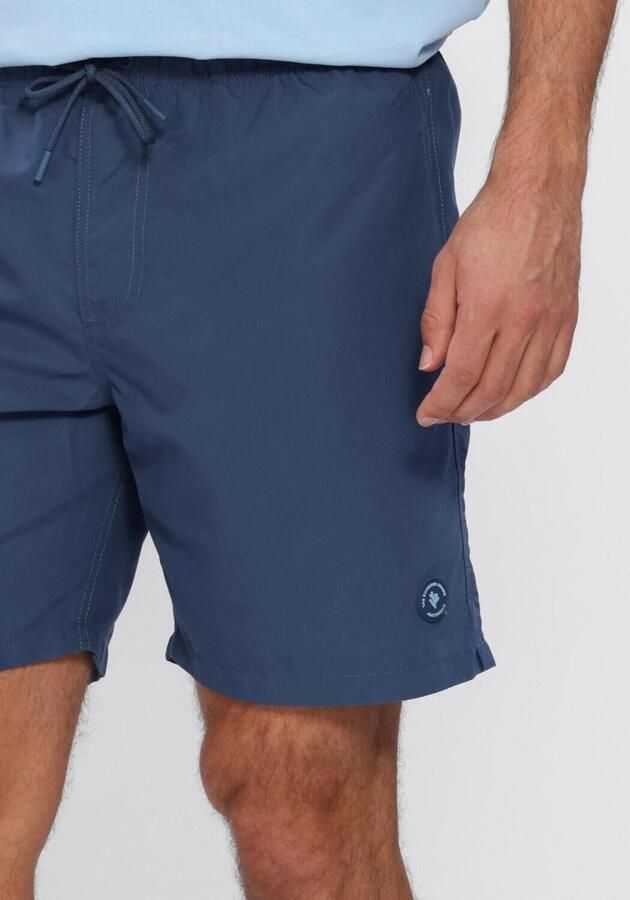 SHIWI Heren Zwembroeken Mike Swim Shorts 7 Inch Solid Blauw - Foto 4