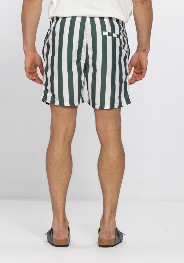 SHIWI Heren Zwembroeken Swimshort Broad Stripe Groen - Foto 3