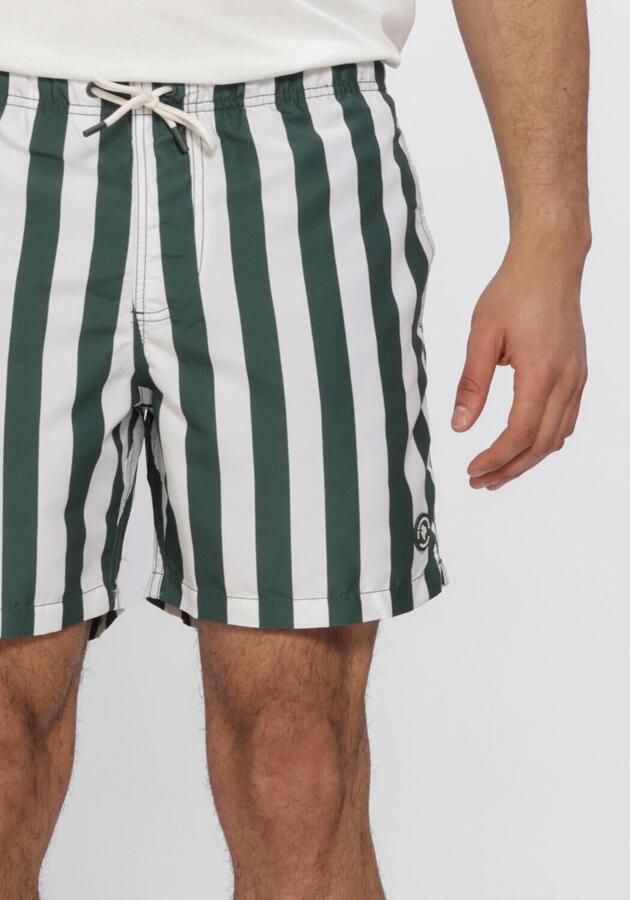 SHIWI Heren Zwembroeken Swimshort Broad Stripe Groen - Foto 4
