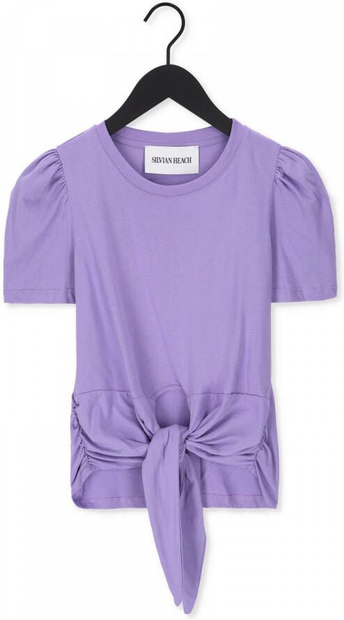 Silvian Heach Lila T-shirt T-shirt Koledo