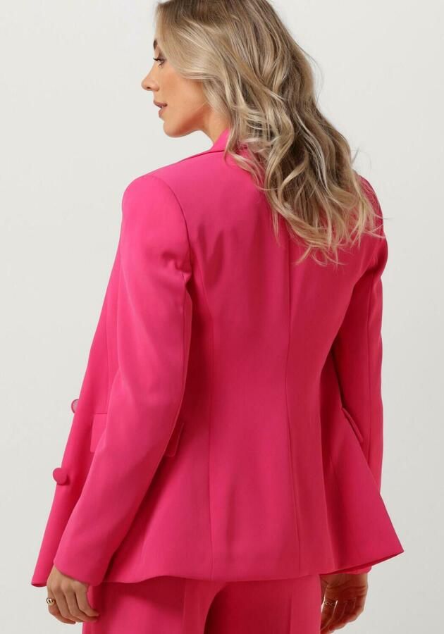 Silvian Heach Getailleerde Dubbelrij Blazer Pink Dames