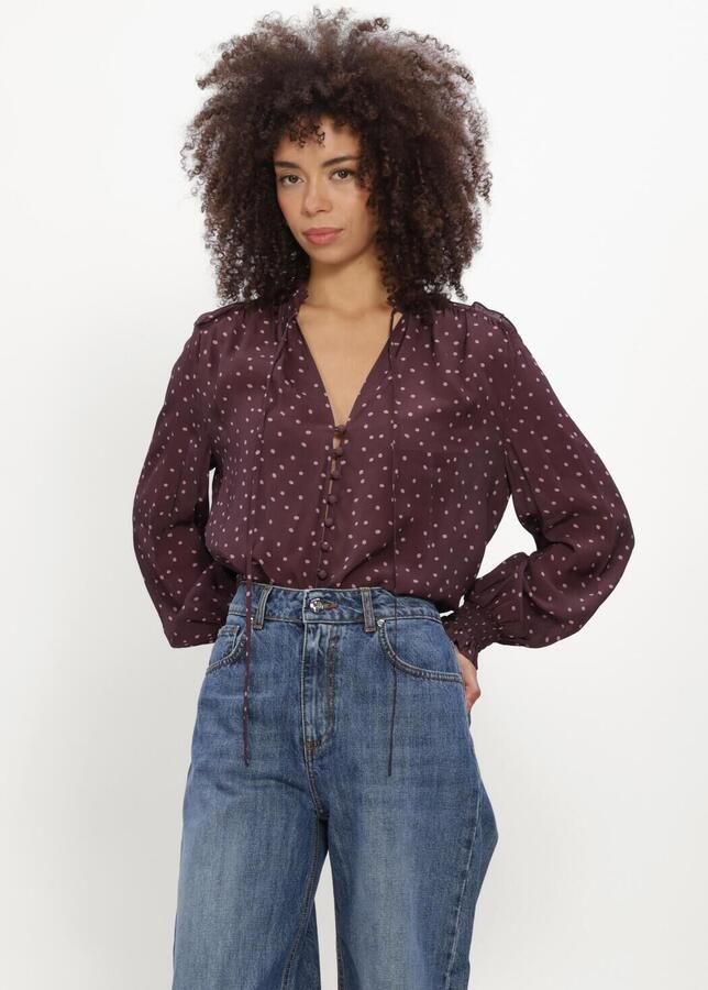 SILVIAN HEACH Dames Blouses Blouse Orinta Bordeaux