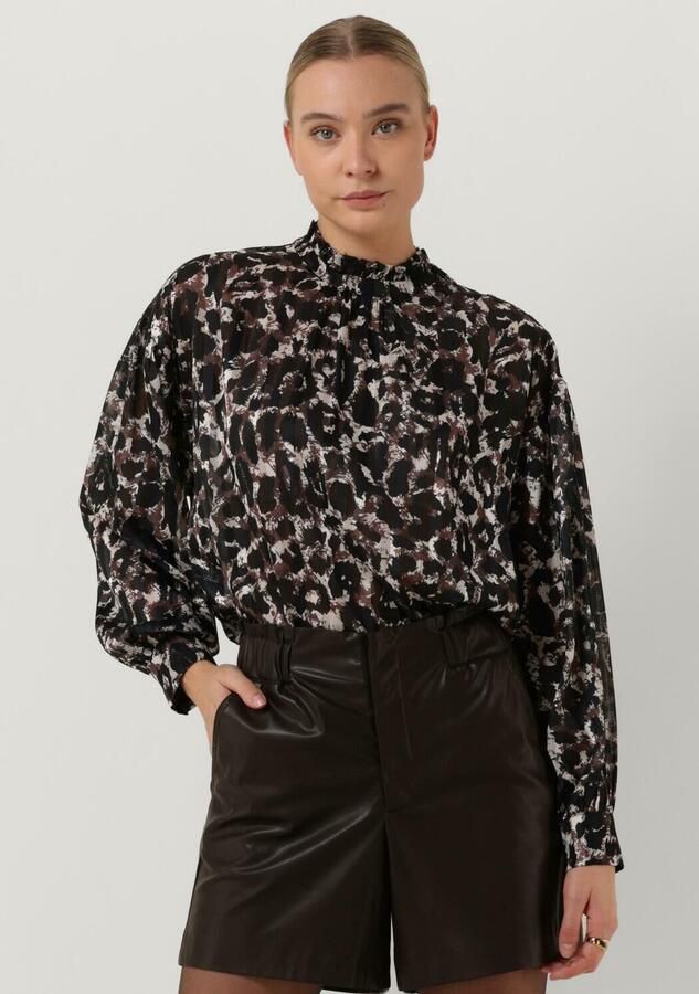 SILVIAN HEACH Dames Blouses Blusa tunica blouse Bruin - Foto 4